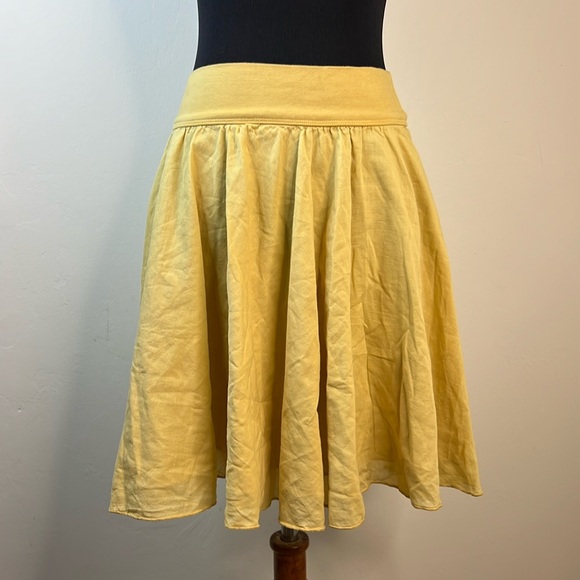HARDTAIL Mustard Yellow Skater Skirt S - Picture 1 of 5